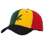 Czapka z daszkiem WEED multikolor