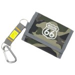 Portfel młodzieżowy mały ROUTE 66 moro ze smyczą