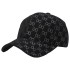 KA352 Czapka z daszkiem czarno-srebrna ze wzorem damska 1.jpg