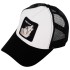 KA508 Czapka z daszkiem siatka WILK trucker cap biało-czarna 4.jpg