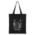 KA732 Torba na zakupy shopper czarna – kot meow 1.jpg