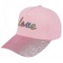 KA737 Czapka z daszkiem dziecięca różowa LOVE (1).jpg