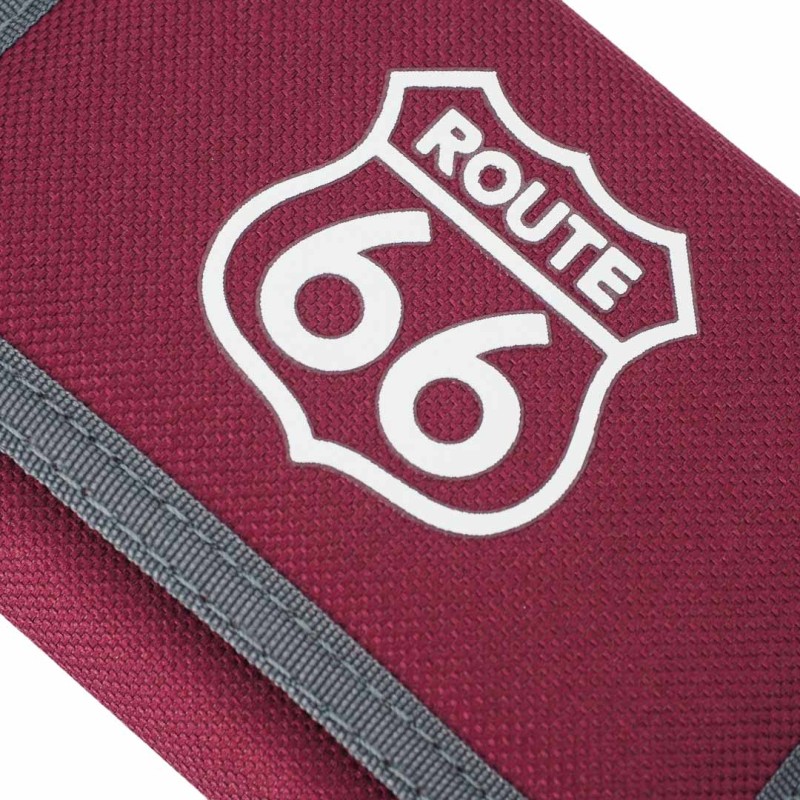 KA311 Portfel młodzieżowy na rzep ROUTE 66 bordowy 4.jpg
