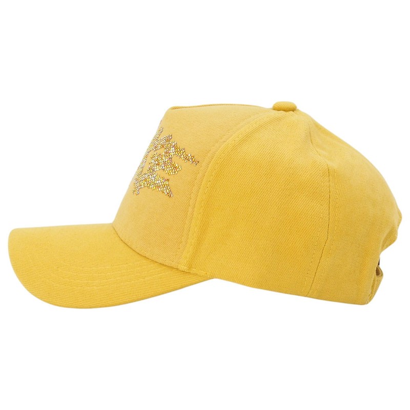 KA329 czapka z daszkiem żółta MAKE damska 2.jpg