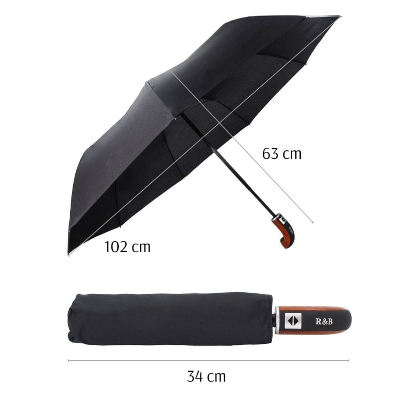 KA410 Parasol pełen automat R_B gruba zagięta rączka, parasolka męska damska 11.jpg