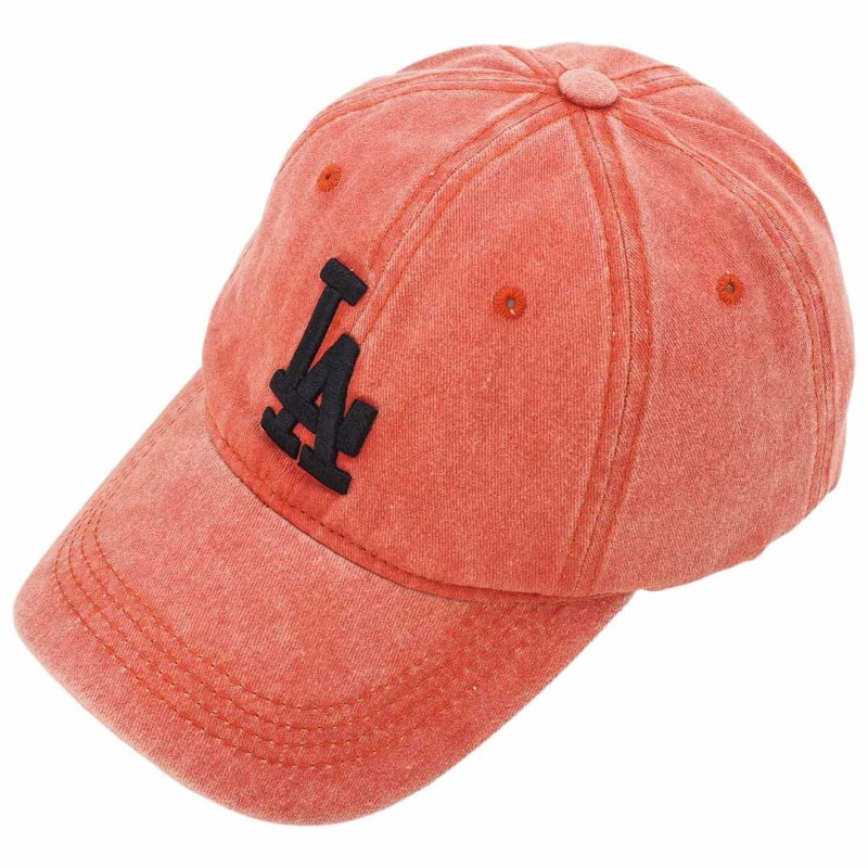 KA493 Czapka z daszkiem LA pomarańczowa 4.jpg