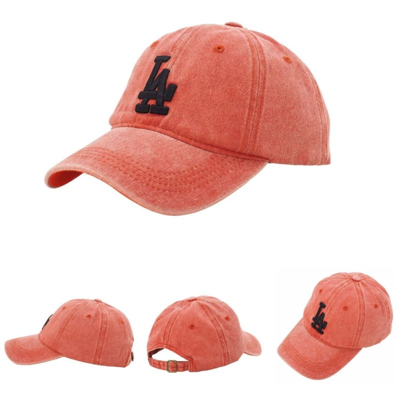 KA493 Czapka z daszkiem LA pomarańczowa 5.jpg