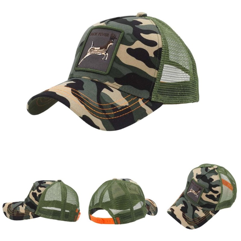 KA482 Czapka z daszkiem KOZIOŁ z siatką trucker cap moro-zielona 5.jpg