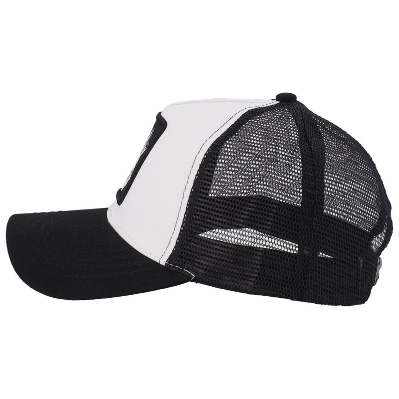 KA508 Czapka z daszkiem siatka WILK trucker cap biało-czarna 2.jpg