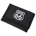 Portfel młodzieżowy na rzep ROUTE 66 czarny średni