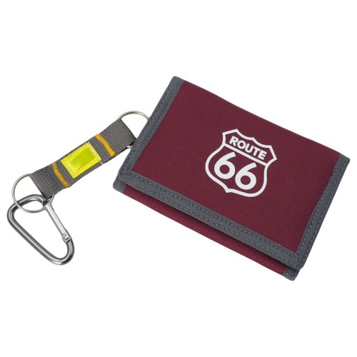 KA315 Portfel młodzieżowy ROUTE 66 bordowy ze smyczą 1.jpg