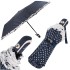 KA230 Parasol w grochy kropki z falbanką granatowy, parasolka 1.jpg