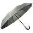 KA406 Parasol szary w paski z zagiętą rączką Zilner, parasolka męska damska solidna 2.jpg