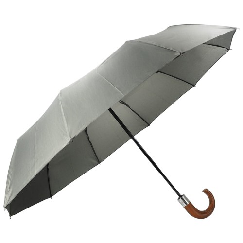KA409 Parasol szary z zagiętą rączką Zilner, parasolka męska damska solidna 2.jpg