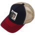 KA427 Czapka z daszkiem PANTERA z siatką trucker cap granatowo-beżowa 4.jpg