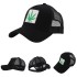 KA429 Czapka z daszkiem WEED z siatką trucker cap czarna 5.jpg