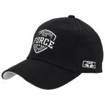 Czapka z daszkiem FORCE czarna białe logo