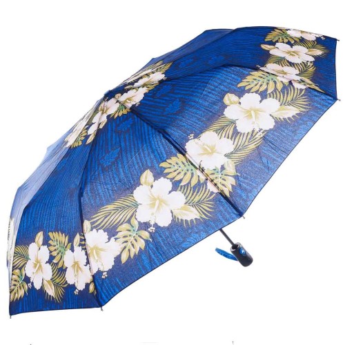 KA598 Parasol damski granatowy w kwiaty półautomat 1.jpg