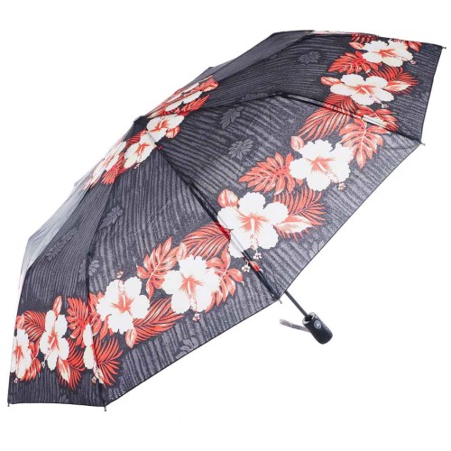 KA600 Parasol damski grafitowy w kwiaty półautomat 1.jpg