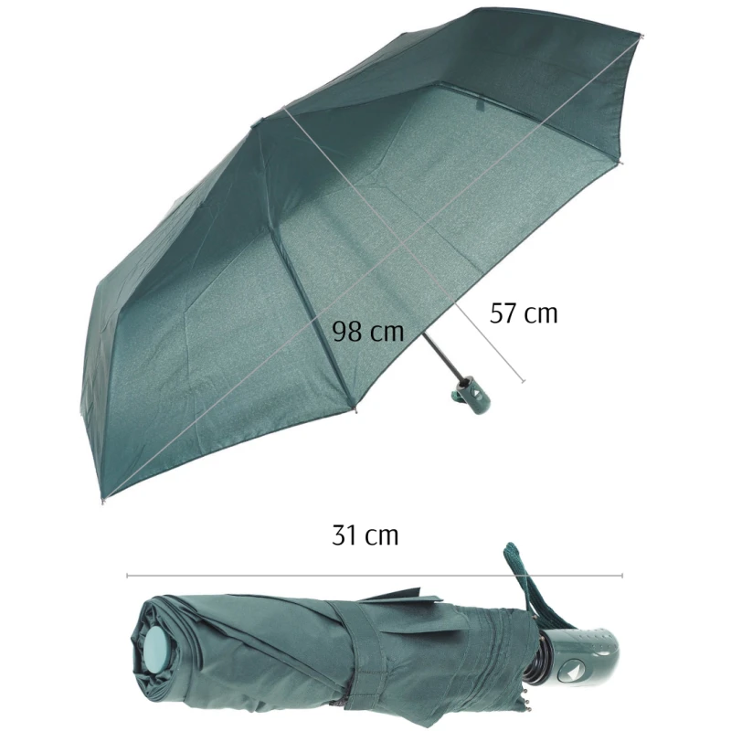 KA637 Parasol damski  ciemnozielony lekki półautomat (6).png