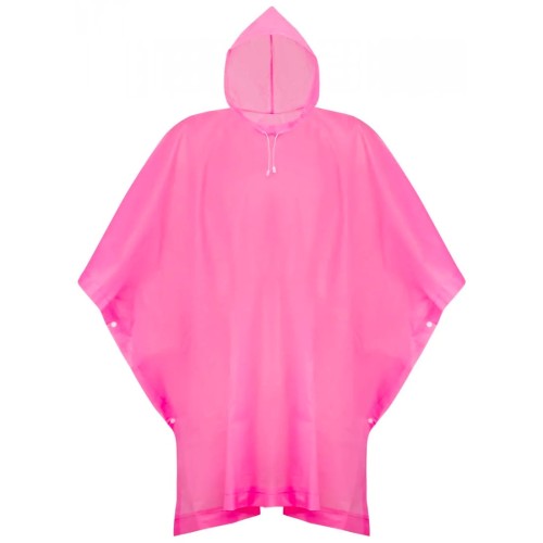 KA703 Płaszcz przeciwdeszczowy różowy poncho 1.jpeg