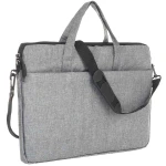 Torba szara na laptopa 15.6 cali etui pokrowiec na pasku