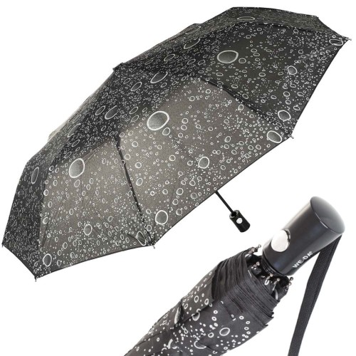 KA711 Parasol czarny krople deszczu półautomat WE-DA (1).jpg