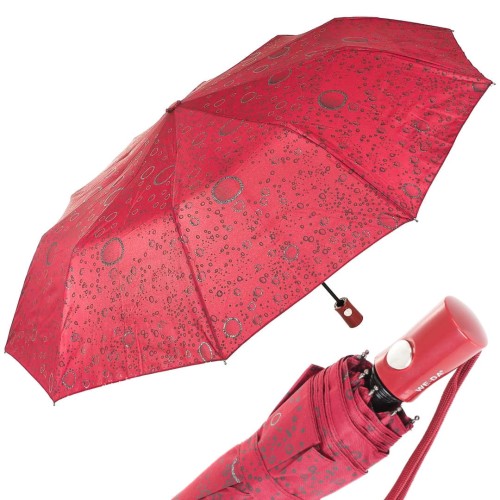 KA708 Parasol bordowy krople deszczu półautomat WE-DA (1).jpg