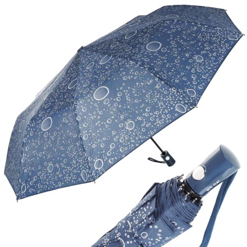 KA710 Parasol granatowy krople deszczu półautomat WE-DA (1).jpg