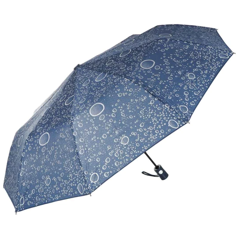 KA710 Parasol granatowy krople deszczu półautomat WE-DA (6).jpg