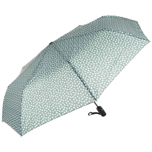 KA623 Parasol ciemnozielony w serca damski półautomat 1.jpg