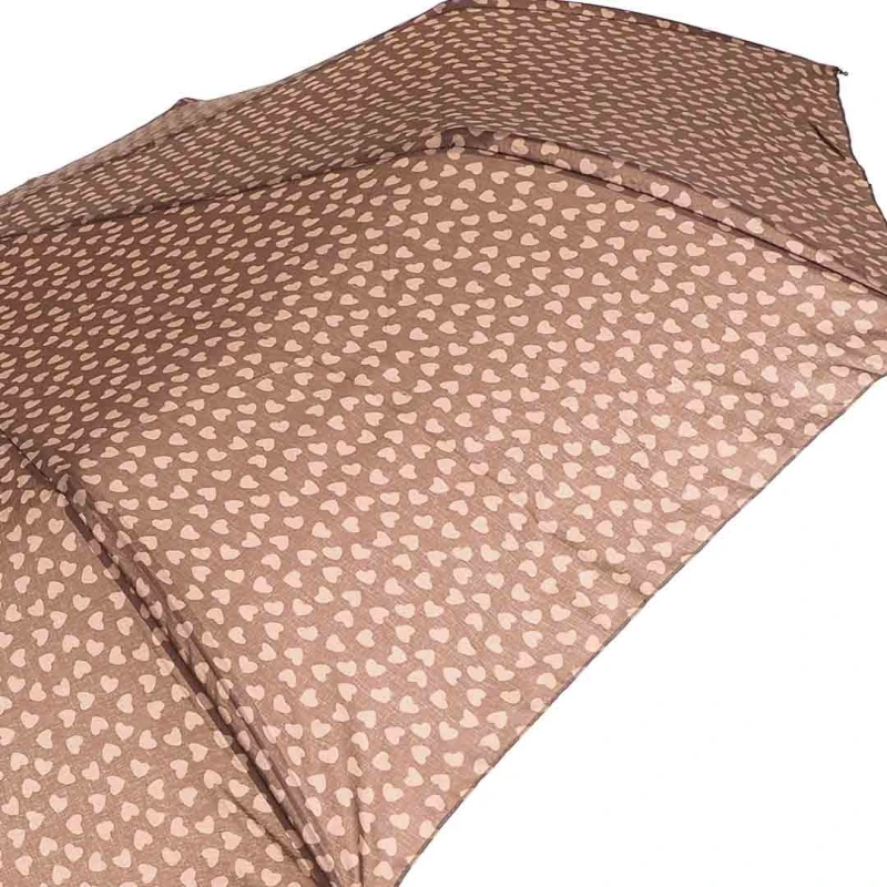 KA627 Parasol brązowy w serca damski półautomat 3.jpg