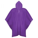 Płaszcz przeciwdeszczowy dziecięcy 120-160 cm poncho fioletowy