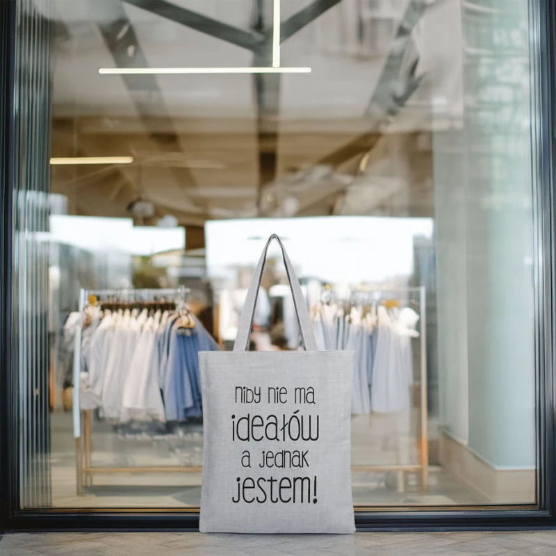KA734 Torba na zakupy shopper szara – nie ma ideałów 2.jpg