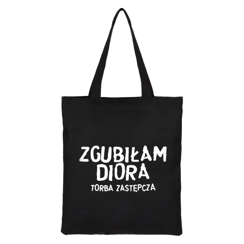 KA733 Torba na zakupy shopper czarna – zgubiłam diora 1.jpg
