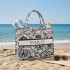 KA743 Torba plażowa, zakupowa duża PARIS czarna 2.jpg