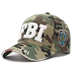 Czapka z daszkiem FBI moro
